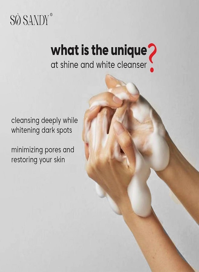 So Sandy Shine and White Foam Cleanser For Whitening - 200 ml - Image 4